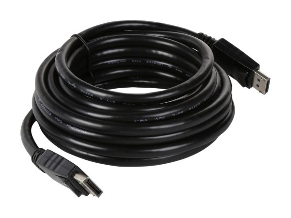 Tripp Lite P580-015 15 ft. Black Connector A: DISPLAYPORT MALE Connector B: DISPLAYPORT MALE Displayport Monitor Cable M/M Male to Male - Image 2