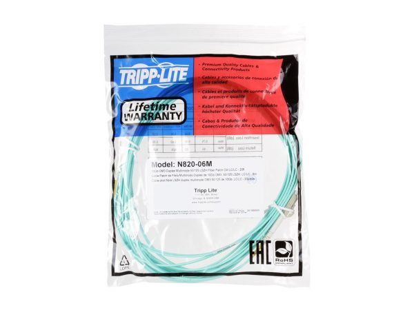 Tripp Lite N820-06M See Product Details 10Gb Duplex MMF 50/125 OM3 LSZH Patch Cable - Image 3