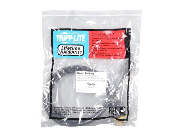 Tripp Lite P011-006 6 ft. Standard Power Cord - Image 3