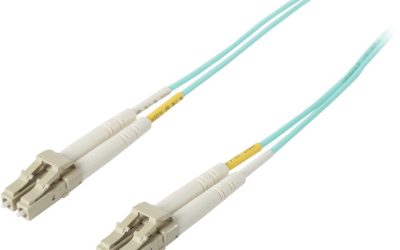 Tripp Lite N820-15M 50 ft. Aqua Duplex Fiber Patch Cable