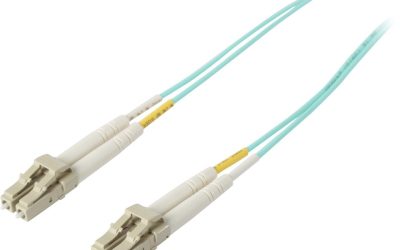 Tripp Lite N820-10M 32.81 ft. 10Gb Aqua Duplex Multimode 50/125 Fiber Patch Cable