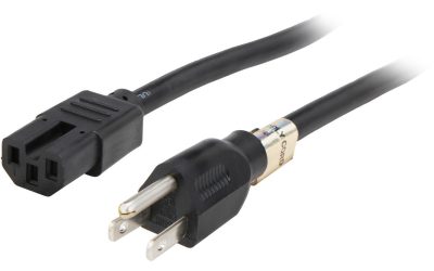 Tripp Lite Model P019-008 8 ft. Heavy Duty 14AWG Power Cord, 5-15P – to – C15