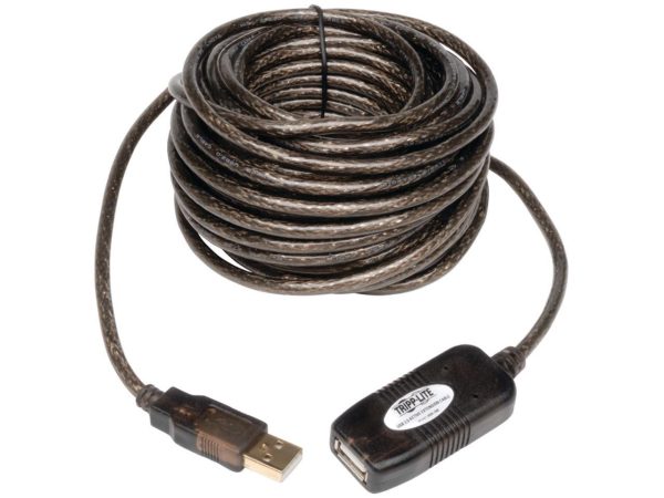 Tripp Lite U026-10M Gray USB2.0 A/A Hi-Speed Active Extension / Repeater Cable - Image 4