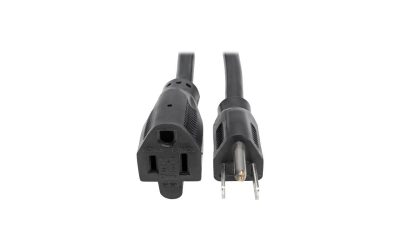 Tripp Lite Heavy-Duty Power Extension Cord, 15A, 14AWG (NEMA 5-15P to NEMA 5-15R), 10-ft. (P024-010)