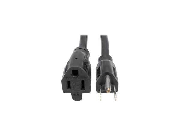 Tripp Lite Heavy-Duty Power Extension Cord, 15A, 14AWG (NEMA 5-15P to NEMA 5-15R), 10-ft. (P024-010)