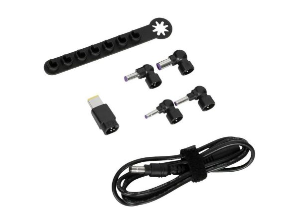 Targus ACC1134GLX Legacy Laptop DC Cable, 5 Tips, Storage - Image 2
