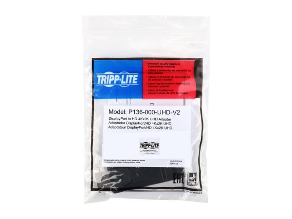 Tripp Lite P136-000-UHD-V2 DisplayPort to HDMI 4K Video Adapter, DP 1.2 to HDMI Active Audio / Video Converter - Image 3
