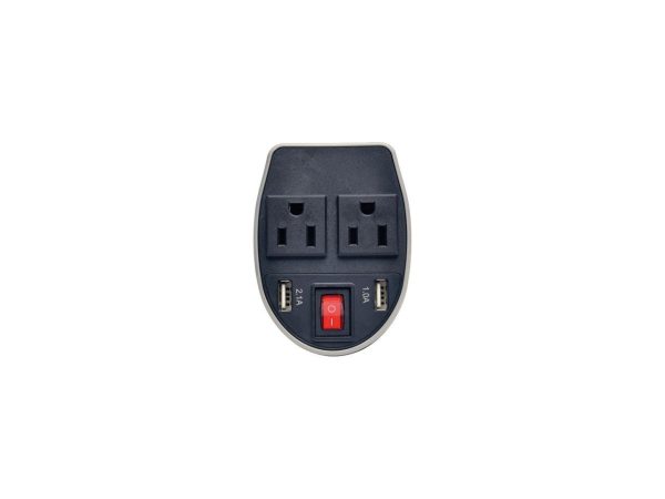 Tripp Lite 200W Car Power Inverter with 2 Outlets & 2 USB Charging Ports, Cup Holder Design (PV200CUSB) - Image 4