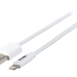 Tripp Lite M100-010-WH White USB Sync/Charge Cable with Lightning Connector, White, 10 ft. (3 m)