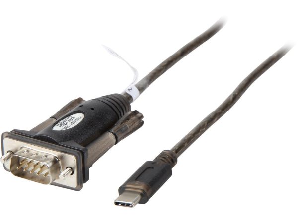 Tripp Lite Model U209-005-C 5 ft. USB-C to DB9 Serial Adapter Cable Male to Male
