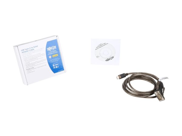 Tripp Lite Model U209-005-C 5 ft. USB-C to DB9 Serial Adapter Cable Male to Male - Image 3
