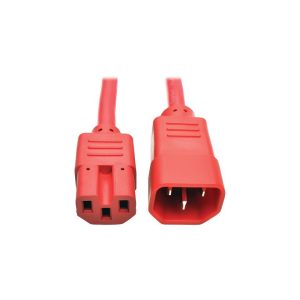 Tripp Lite Model P018-006-ARD 6 ft. Heavy-Duty Computer Power Cord, 15A, 14 AWG (IEC-320-C14 to IEC-320-C15) Female to Male