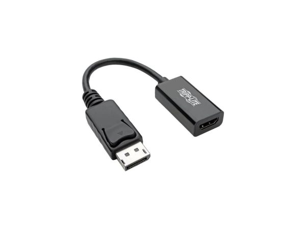 Tripp Lite P136-06N-H2V2LB DisplayPort to HDMI 2.0 Adapter - M/F, Latching Connector, 4K @ 60 Hz, 6 in., Black