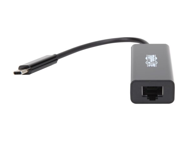 Tripp Lite U436-06N-GB USB-C to Gigabit Network Adapter with Thunderbolt 3 Compatibility - Black - Image 2