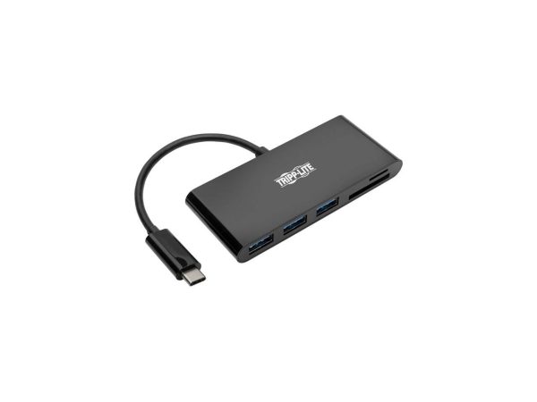 Tripp Lite USB C Hub Multiport w/ 3x USB-A Hub Micro SD, SD/MMC Card Reader (U460-003-3AMB)