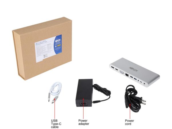 Tripp Lite USB C Docking Station w/USB Hub HDMI VGA DP Gbe PD Charging 4K (U442-DOCK4-S) - Image 5