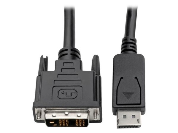 Tripp Lite DisplayPort to DVI-D Adapter Cable DP w/ Latches M/M 1080p 15ft (P581-015) - Image 4