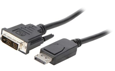 Tripp Lite DisplayPort to DVI-D Adapter Cable DP w/ Latches M/M 1080p 3ft (P581-003)