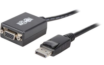 Tripp Lite DisplayPort to VGA Adapter Converter Active DP to VGA M/F 1ft 1′ (P134-001-VGA)