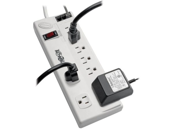Tripp Lite TLP806TELTAA 8-Outlet Surge Suppressor/Protector - Image 4