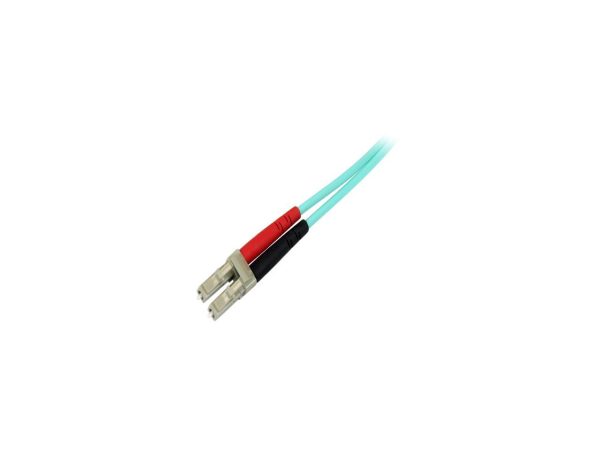 StarTech.com 450FBLCLC2 6 ft. OM4 Duplex Multimode Fiber Optic Cable - 100 Gb - 50/125 - LSZH - Image 2