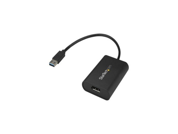 StarTech.com USB32DPES2 USB to DisplayPort Adapter - 4K 30Hz - USB 3.0 - USB Display Adapter - Dual Monitor Adapter - Multi