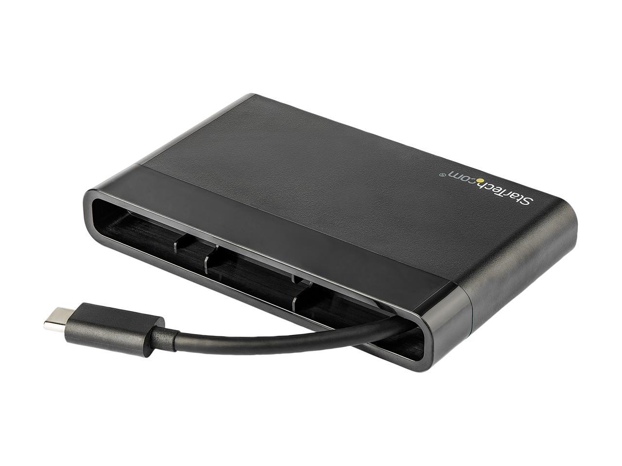 StarTech.com DKT30CHVCM USB C Multiport Adapter with HDMI and VGA - Mac / Windows / Chrome - 4K - 1x USB-A Port - GbE - Portable USB-C Adapter - Image 2