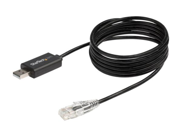 StarTech.com 6 ft. / 1.8 m Cisco USB Console Cable - USB to RJ45 Rollover Cable - Transfer rates up to 460Kbps - M/M - Windows®, Mac and Linux® Compatible - Image 2