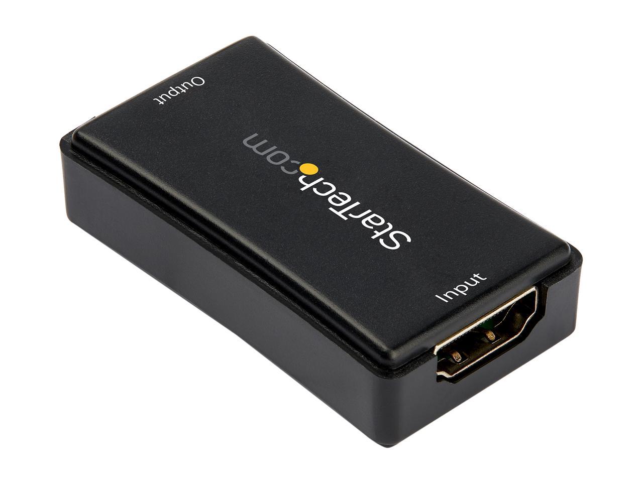 StarTech.com HDBOOST4K2 45ft / 14m HDMI Signal Booster - 4K 60Hz - USB Powered - HDMI Inline Repeater & Amplifier - 7.1 Audio Support (HDBOOST4K2) - Image 2