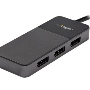 StarTech.com MST14DP123DP 3 Port DisplayPort MST Hub - 3 x 4K - DP 1.4 Multi Monitor Splitter for Windows - HDR - EDID (MST14DP123DP)
