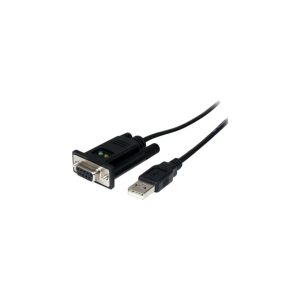 StarTech.com Model ICUSB232FTN 1 Port USB to Null Modem RS232 DB9 Serial DCE Adapter Cable with FTDI Male to Female