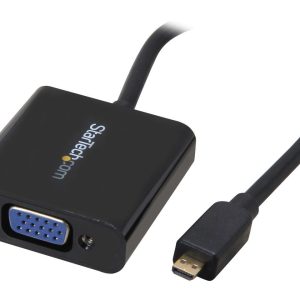 StarTech.com MCHD2VGAE2 Micro HDMI to VGA Adapter Converter for Smartphones / Ultrabook / Tablet - 1 pack