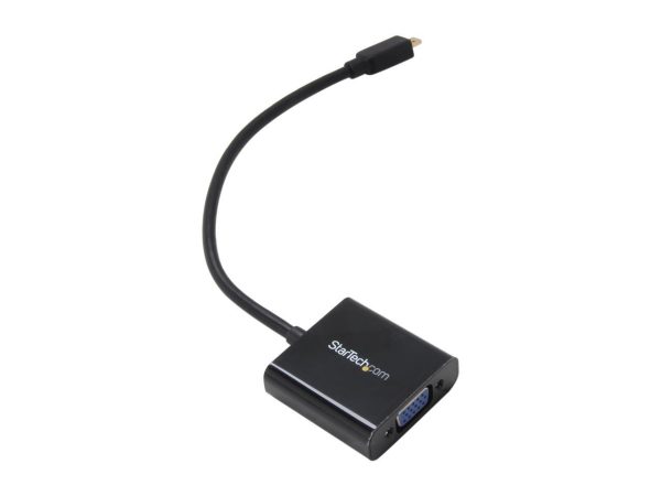 StarTech.com MCHD2VGAE2 Micro HDMI to VGA Adapter Converter for Smartphones / Ultrabook / Tablet - 1 pack - Image 2