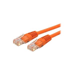 StarTech.com C6PATCH100OR 100 ft. Cat 6 Orange Molded RJ45 UTP Gigabit Cat6 Patch Cable