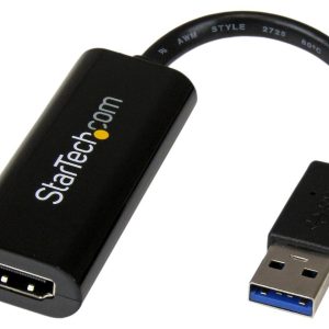 StarTech.com USB32HDES Slim USB 3.0 to HDMI External Video Card Multi Monitor Adapter 1920 x 1200 / 1080p
