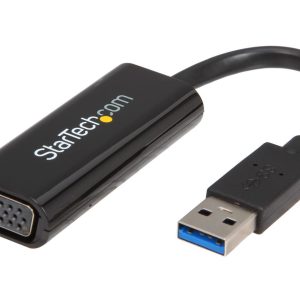 StarTech.com USB32VGAES Slim USB 3.0 to VGA External Video Card Multi Monitor Adapter - 1920 x 1200 / 1080p