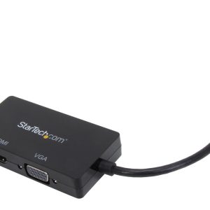 StarTech.com MDP2VGDVHD Mini DisplayPort Adapter - 3-in-1 - 1080p - Monitor Adapter - Mini DP to HDMI / VGA / DVI Adapter Hub