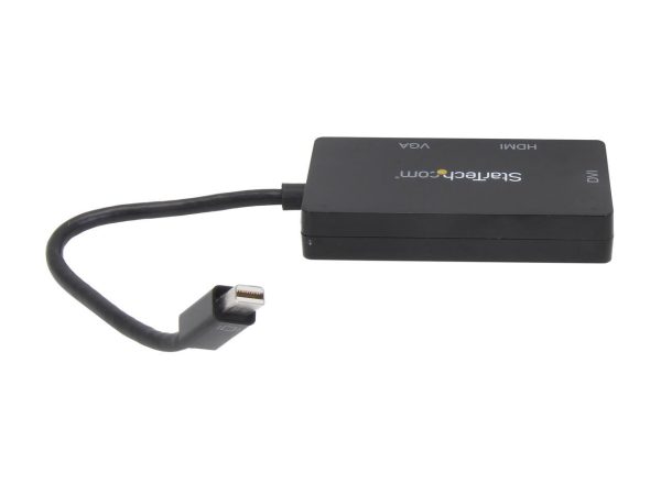 StarTech.com MDP2VGDVHD Mini DisplayPort Adapter - 3-in-1 - 1080p - Monitor Adapter - Mini DP to HDMI / VGA / DVI Adapter Hub - Image 4