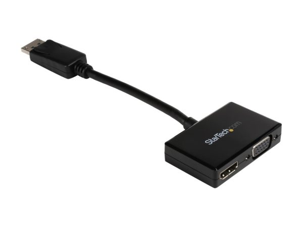 StarTech.com DP2HDVGA Travel A/V adapter: 2-in-1 DisplayPort to HDMI or VGA - Image 2