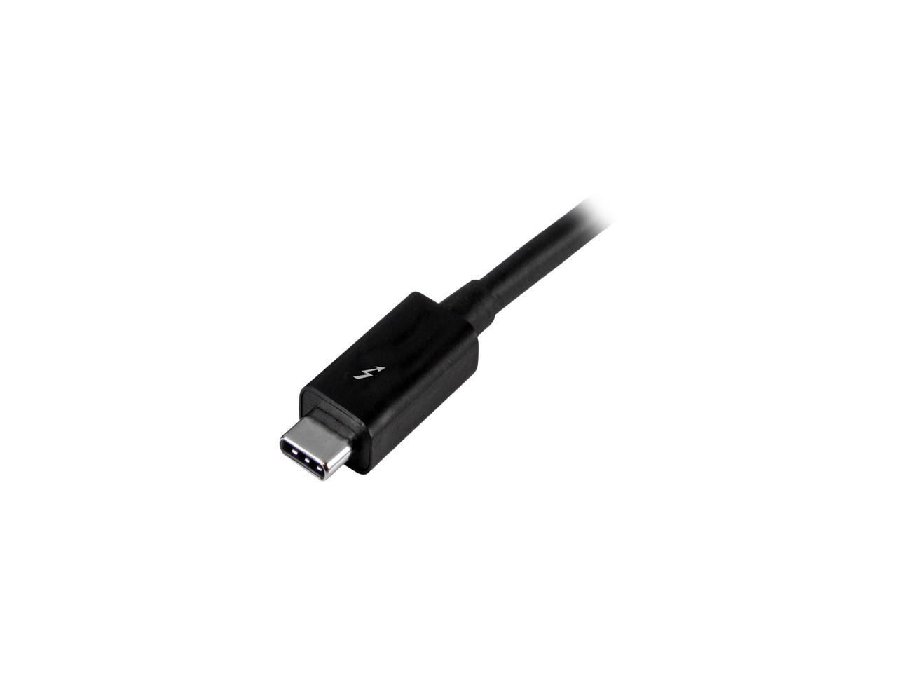 StarTech.com TBLT3MM2M Thunderbolt 3 Cable - 6 ft / 2m - 4K 60Hz - 20Gbps - USB C to USB C Cable - Thunderbolt 3 USB Type C Charger Cable - 1 pack - Image 2
