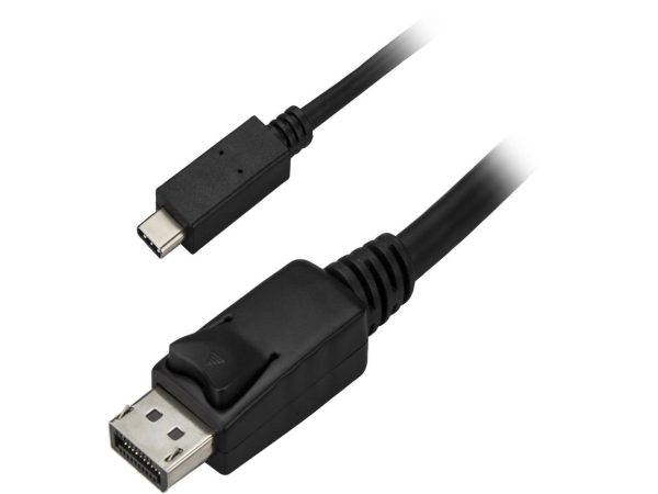 StarTech.com CDP2DPMM1MB 3.3 ft (1 m) USB-C to DisplayPort Cable - USB Type-C to DP Video Adapter Cable - 4K 60Hz - Black