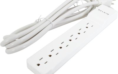 BELKIN BE106000-10 10 Feet 6 Outlets 720 Joules Home/ Office Surge Protector