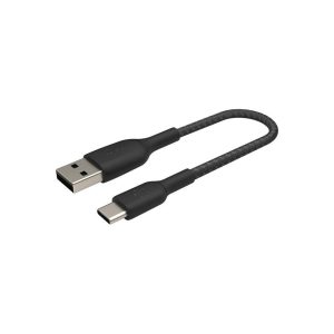 Belkin CAB002bt1MBK Black BOOST CHARGE Braided USB-C to USB-A Cable 3.28 ft. (1 m)