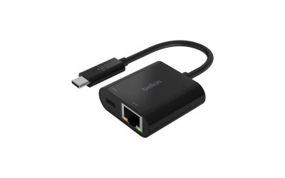 BELKIN INC001BK-BL USB-C to Ethernet + Charge Adapter