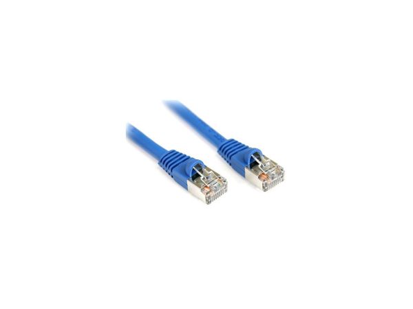 StarTech.com 25 ft Cat5e Blue Snagless Shielded RJ45 F/UTP Cat 5e Patch Cable - 25ft Patch Cord
