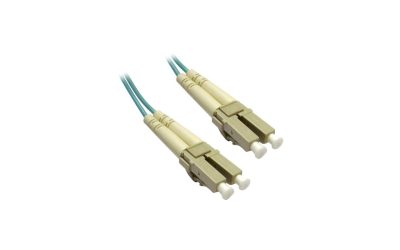 AddOn 4m Laser Optimized Multi-Mode fiber (LOMM) Duplex LC/LC OM4 Aqua Patch Cable