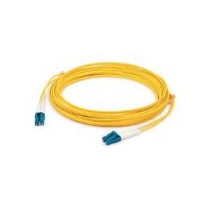 AddOn ADD-LC-LC-6M9SMF 19.69 ft. Yellow Single-Mode fiber (SMF) Duplex LC/LC OS1 Yellow Patch Cable