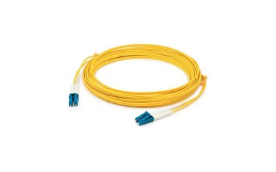 AddOn ADD-LC-LC-6M9SMF 19.69 ft. Yellow Single-Mode fiber (SMF) Duplex LC/LC OS1 Yellow Patch Cable