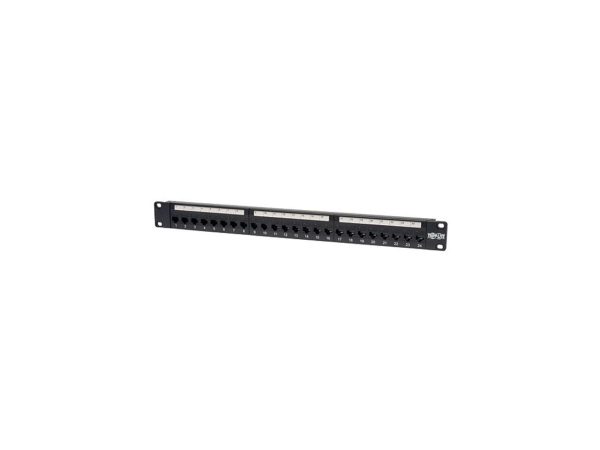 TRIPP LITE N054-024 24-Port Cat5e Feed-Through Patch Panel