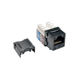 Tripp Lite Cat6/Cat5e 110 Style Punch Down Keystone Jack - Black, 10-Pack